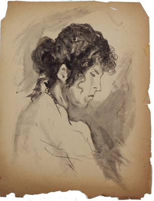 Свешников Иван Иванович. Портрет Туси Козулиной